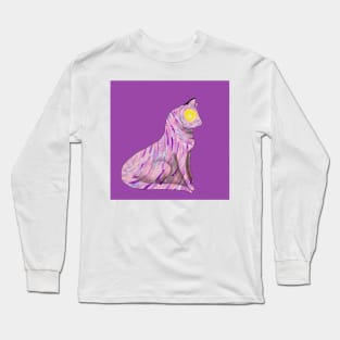 Van Gough inspired twilight pretty kitty Long Sleeve T-Shirt